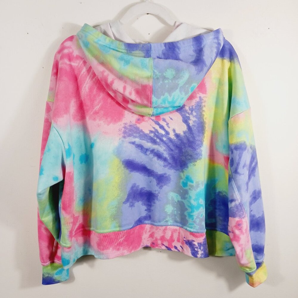 Nike Tie-Dye Pastel Hoodie in Pink, Blue, Green, Purple - Picture 15 of 16